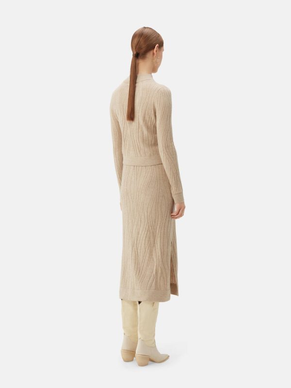 Organic Colour Cropped High Neck Cashmere Sweater Jetzt online – Bild 4