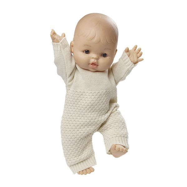 Puppen-Strickstrampler Gr. 35-45 cm aus 100 % Bio-Baumwolle Jetzt online – Bild 5