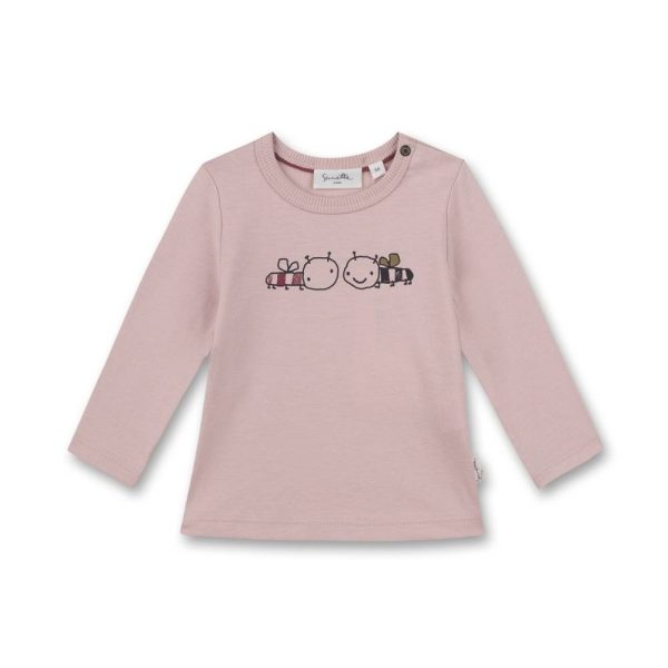 Baby Langarmshirt mit Print aus 100%  Bio-Baumwolle Mode