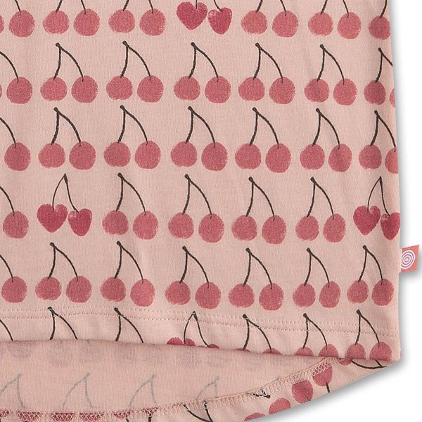 Pyjama Kirschen Kurzarm aus 100% Bio Baumwolle Im Angebot – Bild 3
