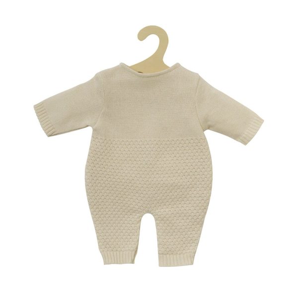 Puppen-Strickstrampler Gr. 35-45 cm aus 100 % Bio-Baumwolle Jetzt online