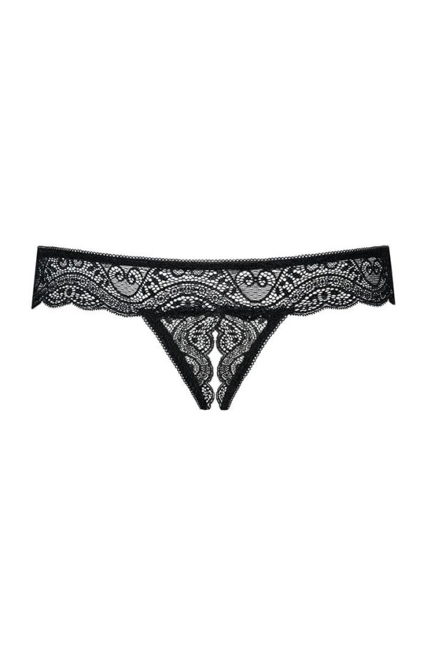 Crotchless lace thong - Je t aime Rabatt – Bild 5