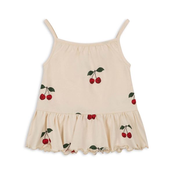 Frill Strap Top - Top aus Bio-Baumwolle  Modell:  Lin  Mode